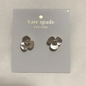 Kate Spade Disco Pansy Stud Earrings